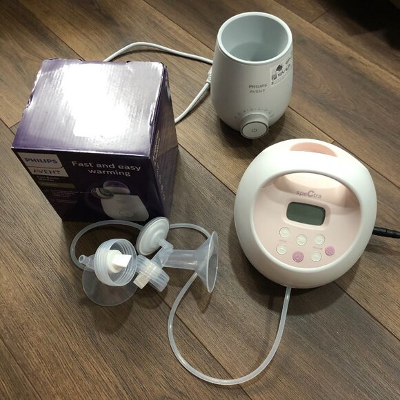 Spectra S2 Plus Electric Pink Pump & Philips Avent Bottle Warm READ DESC - Picture 3 of 16